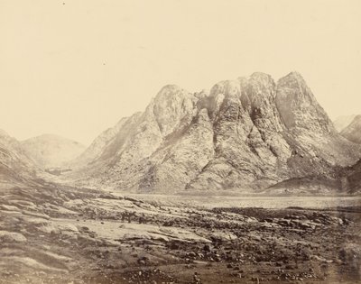 Mount Horeb, Sinai by Francis Frith